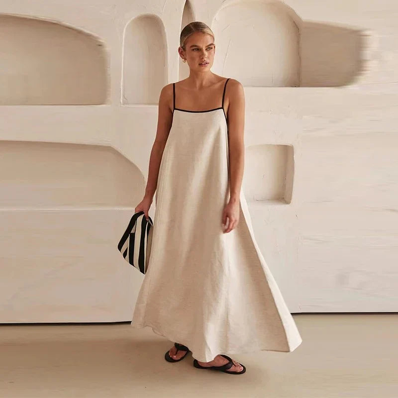 Olivia Flowing Sleeveless Maxi Dress