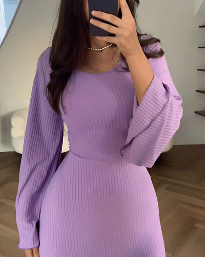 Olivia Elegant Chic knitted maxi dress