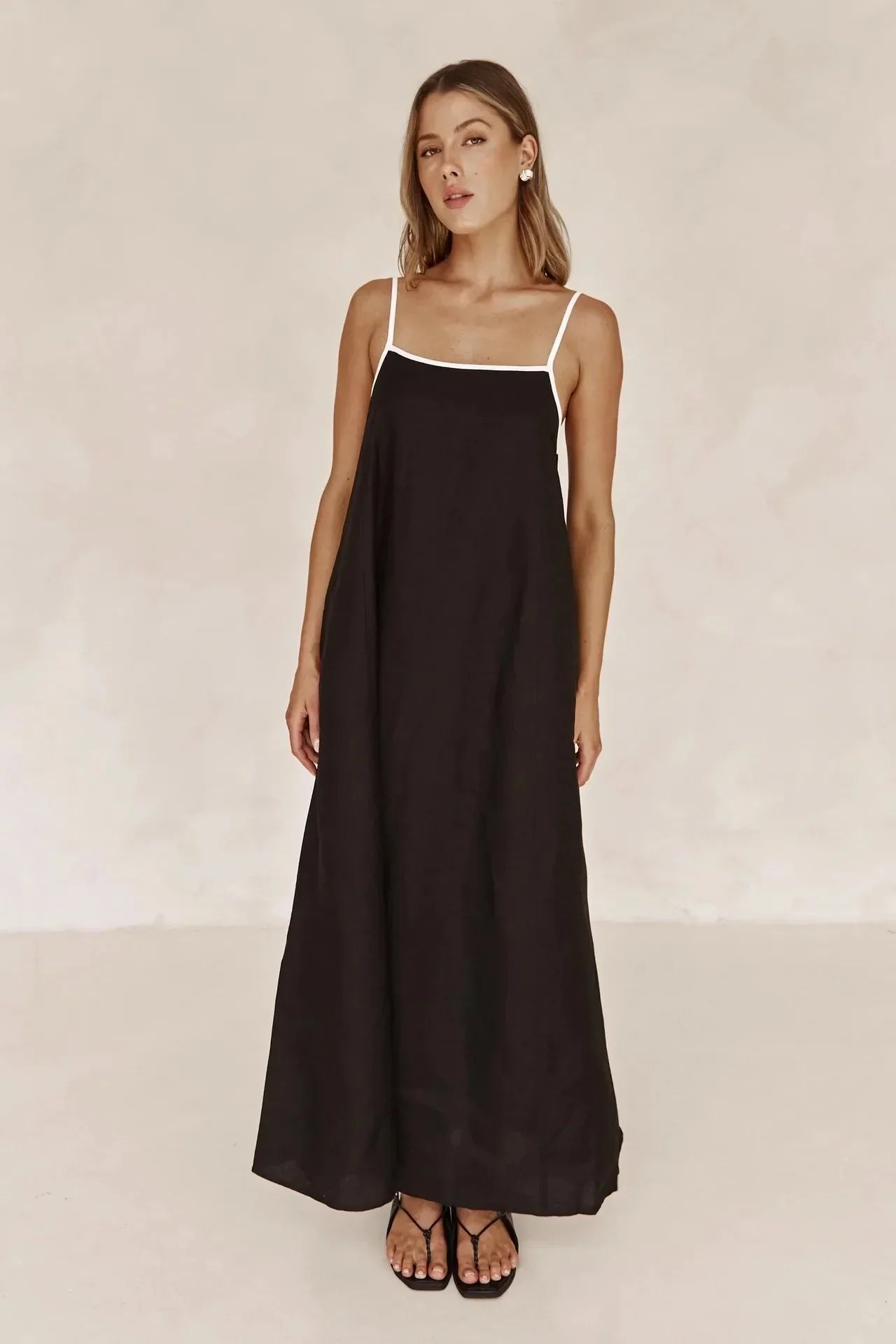 Olivia Flowing Sleeveless Maxi Dress