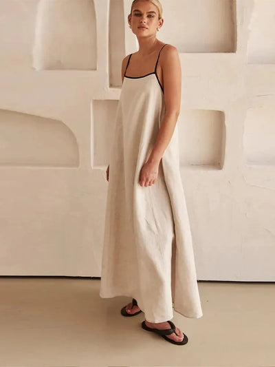 Olivia Flowing Sleeveless Maxi Dress